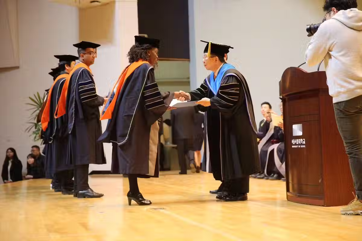 PhD graduation ceremony